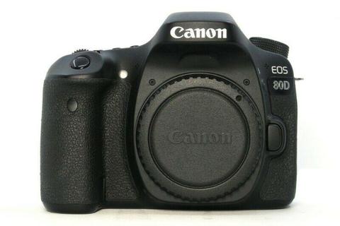 Canon Digital SLR Camera Body [EOS 80D] with 24.2 Megapixel (APS-C) CMOS Sensor and Dual Pixel CMOS 