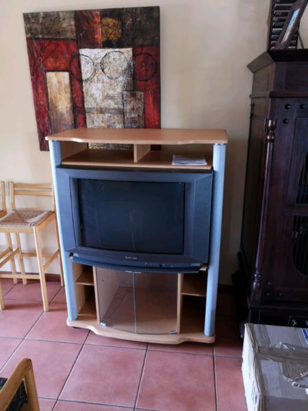 tv and stand 