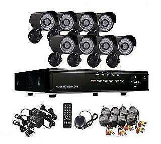 CCTV 8 CHANEL AHD CAMERAS COMPLETE KIT BRAND NEW  