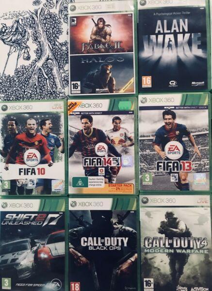 Multiple Xbox 360 Games for Sale 
