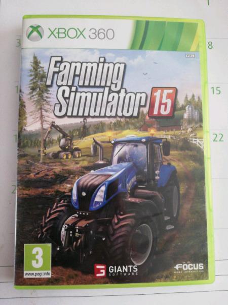Farming simulator 15 for xbox 360 fpr sale 