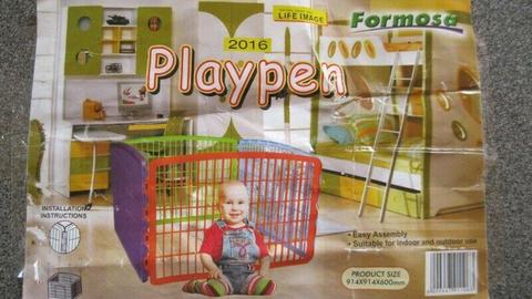Plastic Playpen for Babies or Pets 