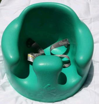 Unisex Green Bumbo Seat With Safety Harness 