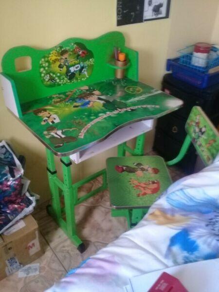 Ben 10 kiddies table and chair . 