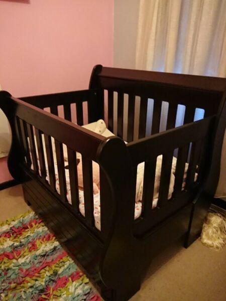 Solid Wood Cot 