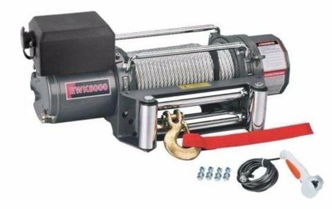 12 Heavy Duty Winch Rated Line Pull: 8000 pounds 