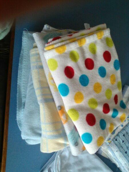 Baby blankets and receiving blankets - package deal 