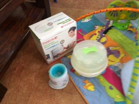 Nursery Basics All included for R950(Bottle sterilizer, playmat, breastfeed cushion,nappy bin,etc) 