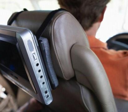Sansui kids DVD headrests with 2 screens Keep your kids quit in the car  