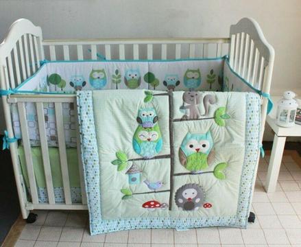 COMFORTER SET FOR BABY - 8 PIECE - BOYS AND GIRLS 