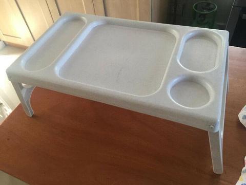 Food tray for camping or use as a breakfast-in-bed lap-table - price for the set 
