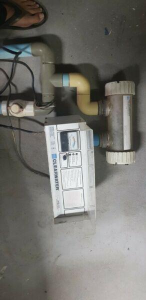 pool pump, filter & chlorinator 