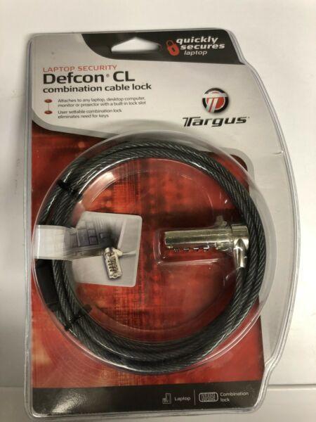 Laptop Lock - Targus Defcon CL Combination Cable Lock - Brand New & Unused & still in Packaging  