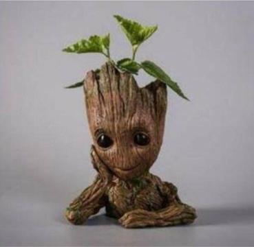 Groot small pot plant or pen holder 