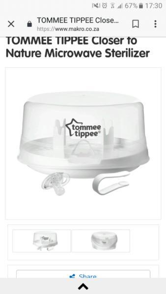 Steriliser tommee tippee 