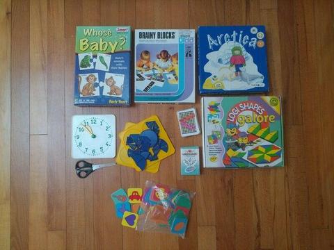 Educational toys and books 
