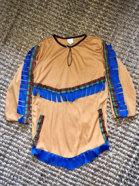Red Indian Kids Dress Up Costume  