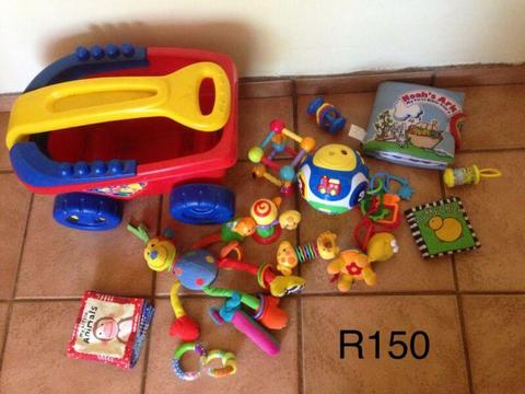 Selection of baby & toddler toys 