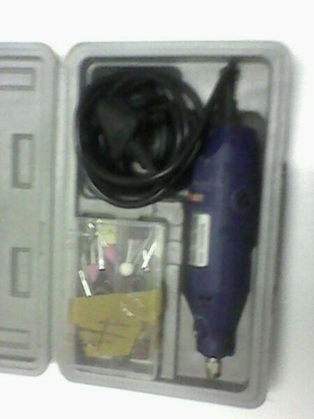 Dremel type drill engraver etc with all drills and disks 