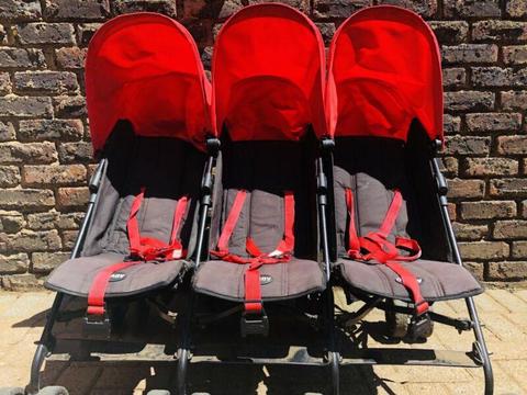 Triplet pram stroller for sale 