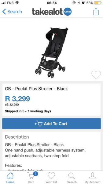 GB Pocket Plus Stroller 