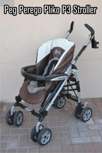Peg Perego Travel System - P3 Stroller, with car seat and Base 