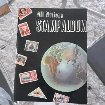 Stamp album used but empty 