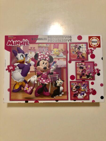 Minnie puzzle (4 in the box)  