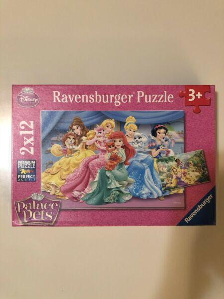 Palace Pets puzzle (2 x12 piece puzzles in the box)  