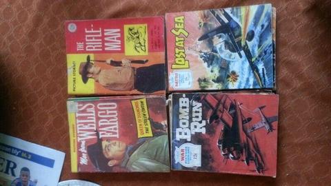 VINTAGE WAR COMICS. THE SMALLER SIZE AT R10 EACH TO TAKE A MIN OF 10 