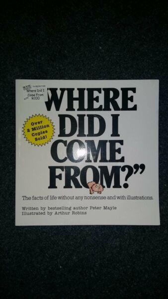 Where Did I Come From Book 