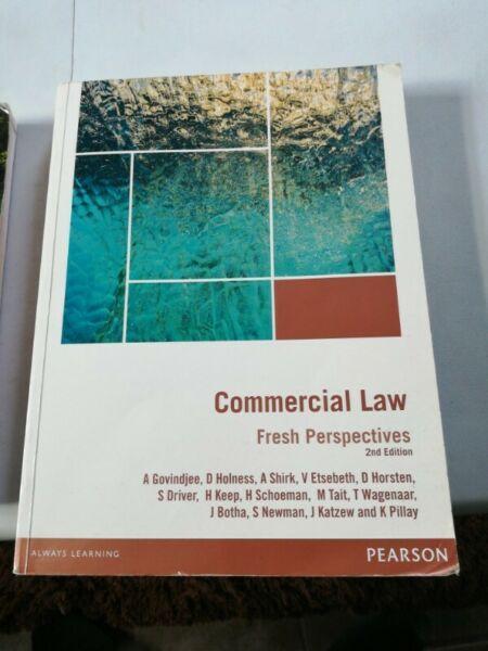 Commercial Law fresh perspective 2nd edition and Managing training and development 7th edition 