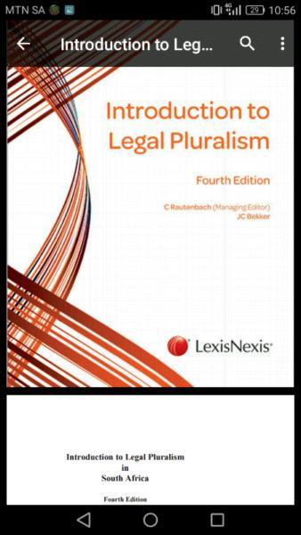Introduction to Legal Pluralism 4th edition eBook (PDF format) 
