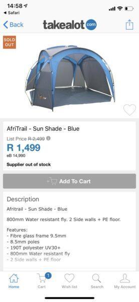 Afritrail Sunshade Blue  