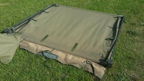 Hannibal side awning self supporting , complete with full sides which allow it to b used as a tent 