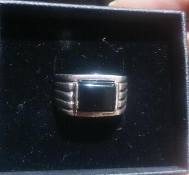 Mens Sterling Silver Ring 