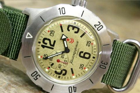 Vostok Komandirskie K35 Mens Mechanical Automatic 100m Waterproof Russian Watch 