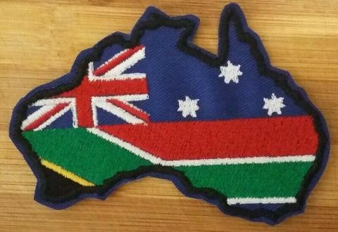 Australian south africa flag patch 