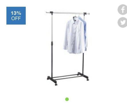 Two clothing rails for the price of one 