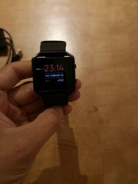 Fitbit Blaze - Gunmetal back - great condition 