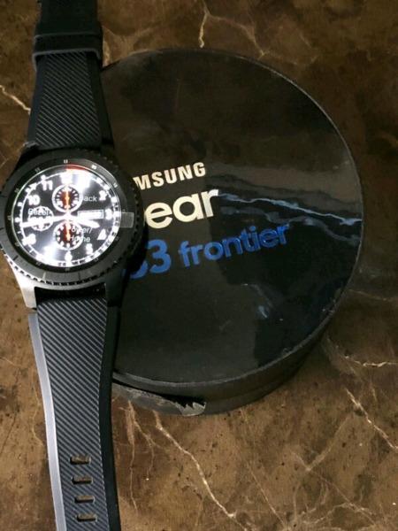 SAMSUNG GEAR S3 FRONTIER WATCH - IN THE BOX ( TRADE INS WELCOME) 