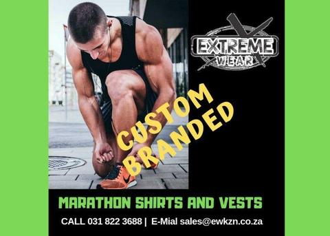 Custom Branded Marathon Shirts And Vests 