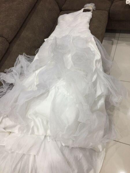 Wedding dress for sale - size 8 