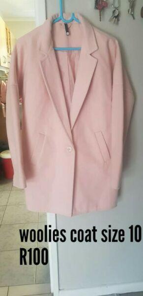 Woolworths size 10 pink coat 
