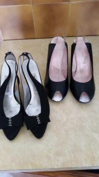 Black Heels Size 4/5 