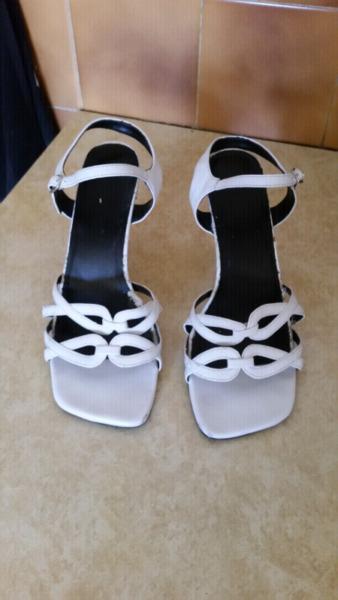 White Sandals Size 5/6 