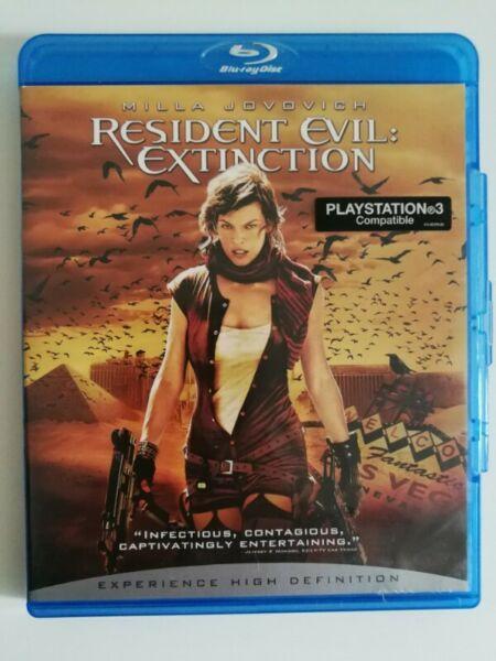 Resident Evil: Extinction Blu-Ray DVD movie 