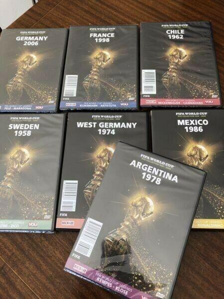 FIFA World Cup dvd collection. Unused. 