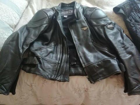 Motorcycle leather jacket 