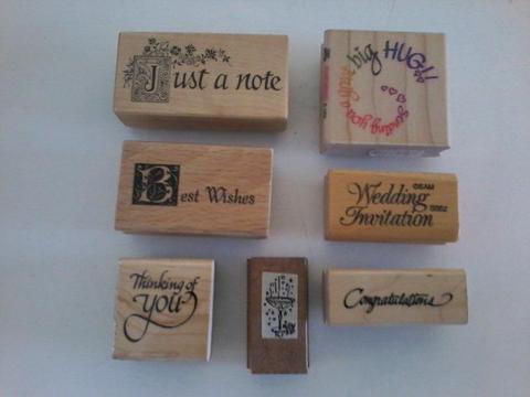 Rubber stamps 